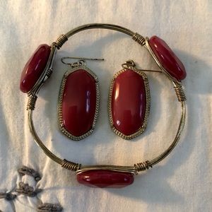 Bracelet & earring combo